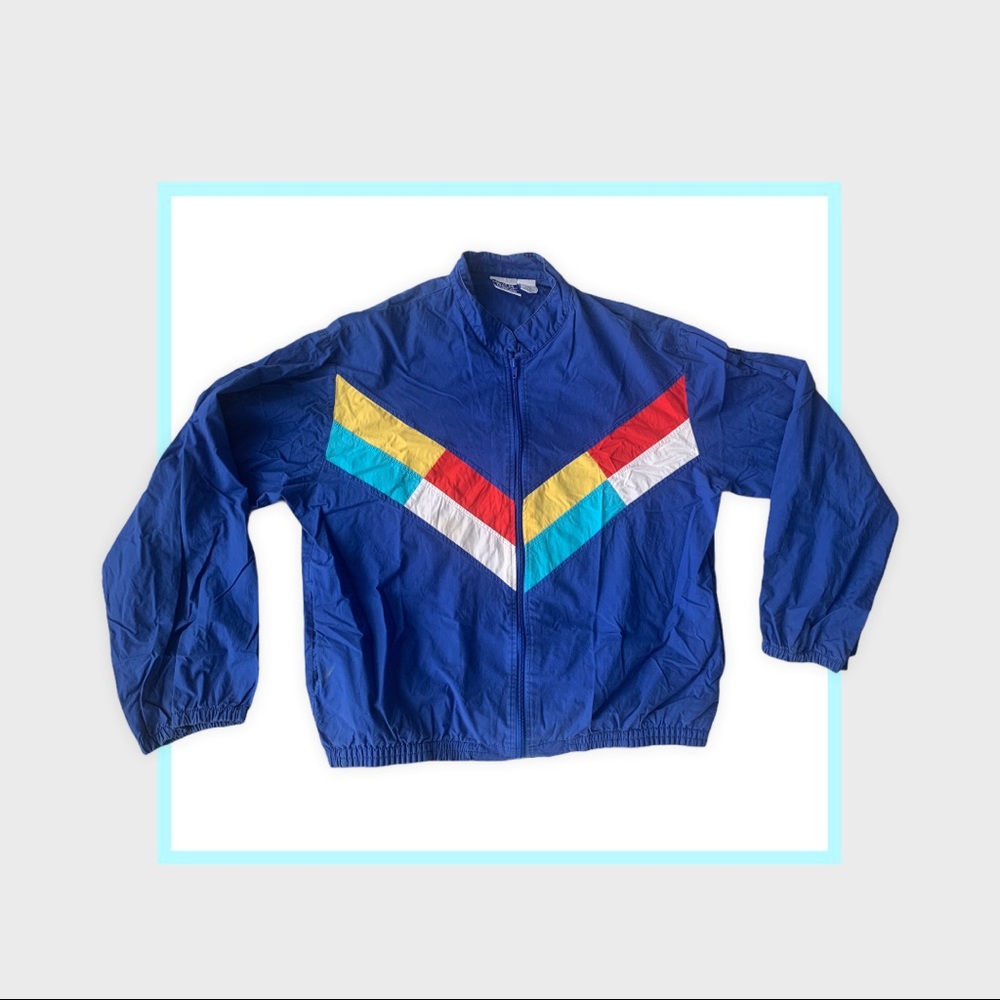 Vintage multi coloured light jacket